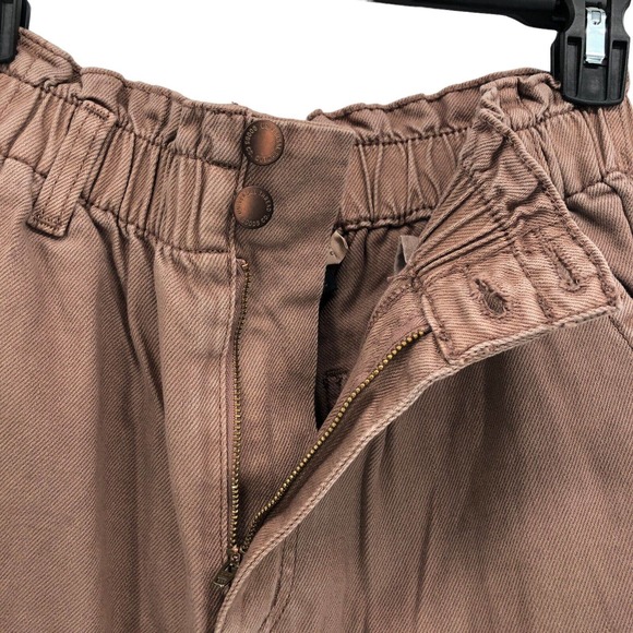 NEW Universal Thread High Rise Waisted Paperbag Tapered Jeans Denim Pants Size 4 - Picture 5 of 8